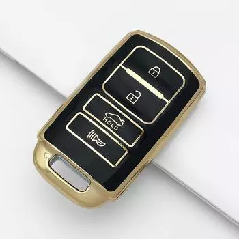 Новый чехол для ключей из ТПУ, брелок для KIA Cadenza K9 K7 K-04 Sorento K900 и новый ключ K7 2013-2016 года, 4 кнопки Key Case белый