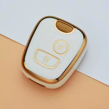 Новый чехол для ключей из ТПУ для Peugeot 106 107 206 207 306 307 406 407 для Citroen C1 C4, защитная крышка для дистанционного управления, аксессуары key case белый