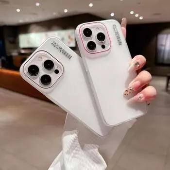 Новый чехол для мобильного телефона iPhone16ProMax, мягкий пряжа, универсальный полупрозрачный матовый жесткий чехол для ПК, подходит для Apple 15Pro iPhone 16promax