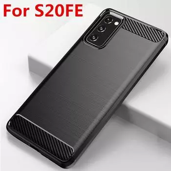 Новый чехол для Samsung Galaxy S20FE 2022, мягкий силиконовый противоударный полуобернутый чехол для Samsung S20FE 5G, защита для смартфона S20 FE 2022 чёрный