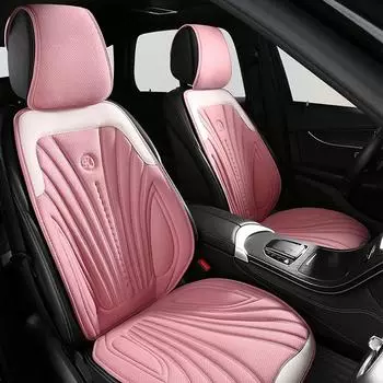 Новый чехол для сиденья автомобиля из искусственной кожи, дышащий, нескользящий, для мужчин и женщин, защитный чехол для переднего сиденья автомобиля, модный стиль интерьера автомобиля