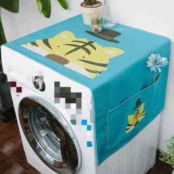 Новый чехол для стиральной машины барабанного типа, однодверный чехол для холодильника, водонепроницаемый чехол для журнального столика, прикроватный столик, ткань 35*95cm