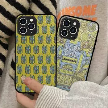 Новый чехол для телефона Aliens Drink Lyrical Lemonade, жесткий кожаный чехол для iPhone 11 12 13 Mini Pro Max 8 7 Plus SE 2020 X XR XS Coque iphone 7