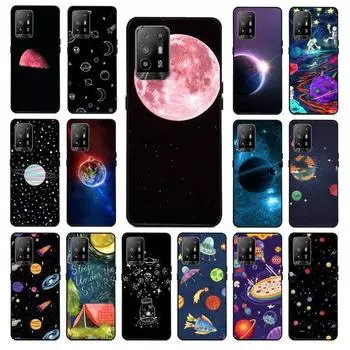 Новый чехол для телефона Planet Space Pink Moon Spaceman для OPPO A74 A94 A3S A5S A9 A12 A15S A52 A53 A53S A72 A73 2020 A91 5G OPPO A3S