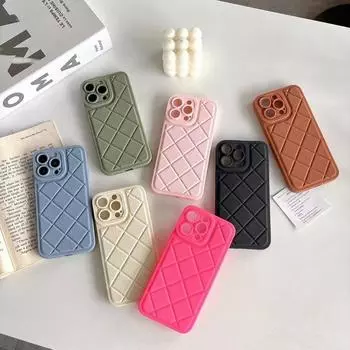 Новый чехол для телефона с ромбовидной сеткой для iPhone 11/12/13/14/15 iphone 11