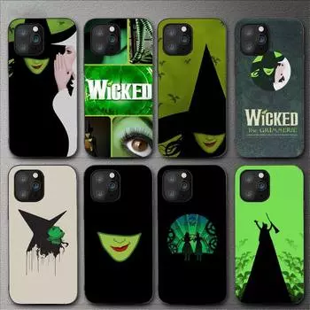 Новый чехол для телефона Wicked The Musical для Iphone 11 12 Mini 13 14 Pro Xs Max X 8 7 6s Plus 5 Se Xr Shell iPhone7