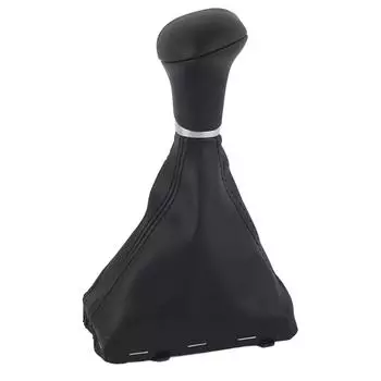 Новый чехол на ручку переключения передач 5 скоростей из черной искусственной кожи для VW Passat B5 Volkswagen