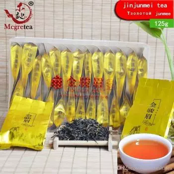 Новый черный чай 2023 Wuyishan Gold Junmei Longan Incense Good Tea Jinjunmei 250г