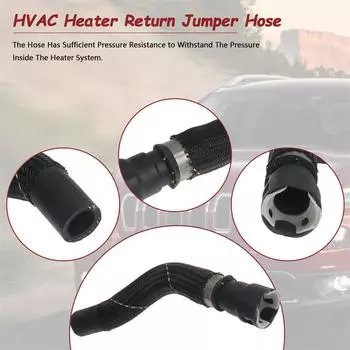 Новый Черный Соединитель Шланга Отопителя HVAC для Chrysler 200 Jeep Cherokee 68192082AA