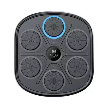 Новый цифровой дисплей, музыкальная боксерская мишень, регулируемый режим, спортивный фитнес-боксерский коврик из углеродного волокна, боксерский тренажер