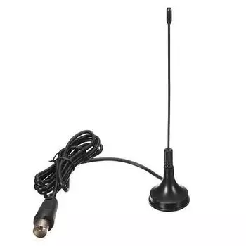 Новый цифровой приемник сигнала Freeview HDTV для помещений 5dBi DVB T Mini TV Антенна Усилитель антенны CMMB Телевизионные приемники чёрный