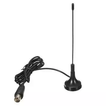 Новый цифровой приемник сигнала Freeview HDTV для помещений 5dBi DVB T Mini TV Антенна Усилитель антенны CMMB Телевизионные приемники чёрный