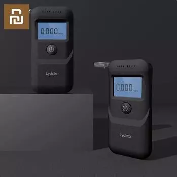 Новый цифровой тестер алкоголя Youpin Lydsto, профессиональный детектор алкоголя, алкотестер, полицейский алкотестер, цифровой ЖК-дисплей