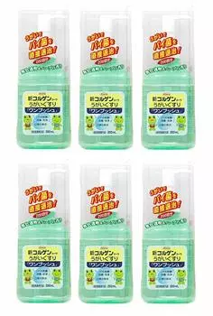 Новый Colgen Kowa Gargle One Push 200 мл x 6 флаконов в наборе [Обозначен как квазилекарство]