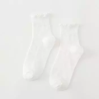 Новый Цвет Харадзюку Ретро Женские Хлопковые Свободные Носки Зима В Трубу Корейский Фиолетовый Синий Желтый Розовый Дизайнер Рождество Милый One Size