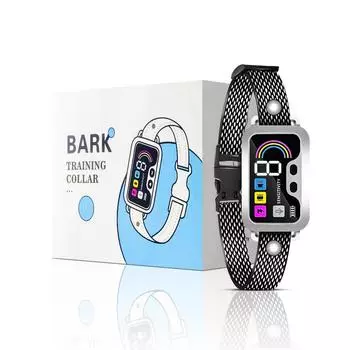 Новый цветной экран для дрессировки собак, останавливающий лай, 2025 года, подходит для крупных, средних и мелких собак, с тремя режимами остановки лая белый