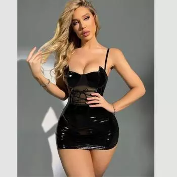 Новый дьявольский кожаный боди сексуальное платье летучая мышь SM бондаж униформа клубная вечеринка горячая девушка наряд аниме девушка секс пижамы экзотический костюм S