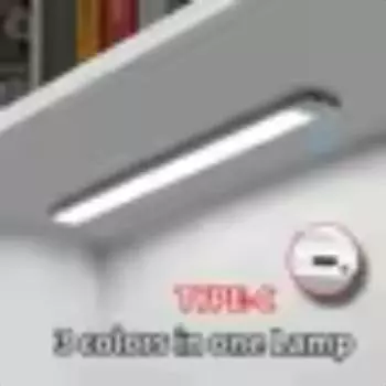 Новый датчик движения беспроводной USB перезаряжаемый ночник комнатный датчик движения лампа под шкафом ночное освещение серебряный