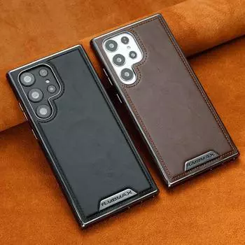 Новый деловой мужской чехол для мобильного телефона Samsung S23Ultra, магнитный, всеобъемлющий, устойчивый к падениям, кожаный чехол Galaxy24Plus Samsung Galaxy S24 Ultra