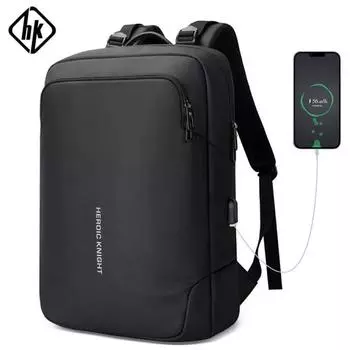 Новый деловой мужской рюкзак, мужской многофункциональный дорожный водостойкий рюкзак для ноутбука, дизайнерская Высококачественная повседневная мужская сумка