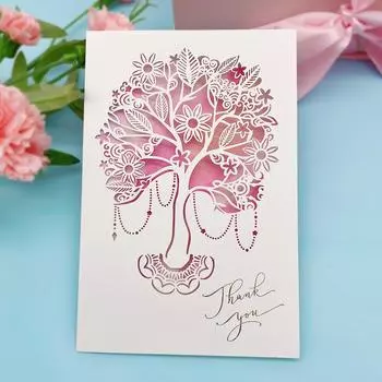 Новый День матери и День защиты детей День учителя Благодарственная открытка 3D Бумага для вырезания Фестиваль Благословения и Благодарности Открытка ручной работы