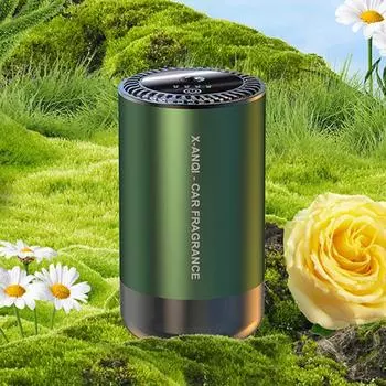 Новый держатель для духов в машину, автомобильный долговечный легкий аромат для ароматерапии в машине и дома, двойное назначение, тип чашки, интеллектуальный распылитель, струйный аромат зелёный