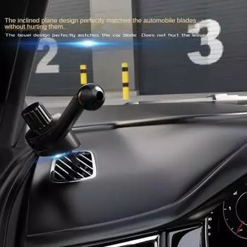 Новый держатель для телефона с вентиляционным отверстием для автомобильных базовых аксессуаров, боковое окно в форме улитки без воздуховыпускного отверстия, аксессуары для зажимов для мобильных телефонов