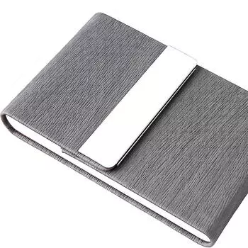 Новый держатель кредитных карт модный кошелек противоугонный чехол с крышкой для карт ID держатель смарт-карт модный мужской чёрный