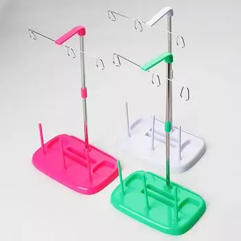 Новый держатель нити для домашней швейной машины, 1 шт., обновленный держатель для тройной нити для машины с замком кромки белый