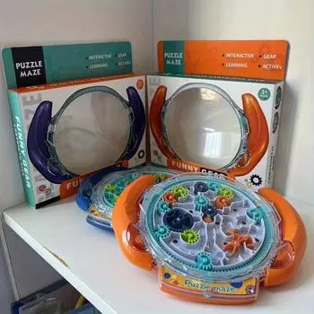 Новый детский 3D трехмерный мяч-лабиринт, прогулочный мяч, лабиринт, пересечение балансирующего мяча, развивающая игрушка, тренировка мышления