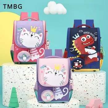 Новый детский космический рюкзак с мультяшным котом-динозавром, школьный ранец для учащихся начальной школы 1-2 классов, сумка для книг для мальчиков и девочек дошкольного возраста