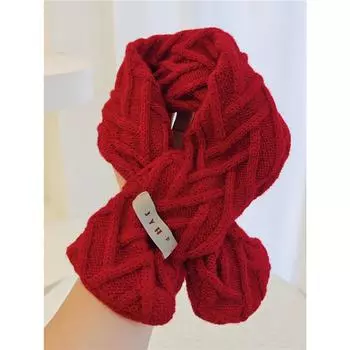 Новый детский модный шарф для девочек, чтобы согреться и универсальный для младенцев. Мягкий и утолщенный теплый шарф для детей 65*5cm