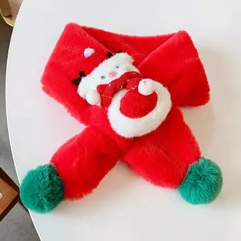 Новый детский модный шарф для девочек, чтобы согреться и универсальный для младенцев. Мягкий и утолщенный теплый шарф для детей 65*5cm