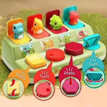 Новый детский переключатель «пикабу», игрушки для раннего образования, упражнения для детских пальцев, гибкая и безопасная всплывающая коробка переключателя