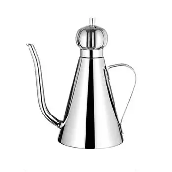 Новый диспенсер для оливкового масла объемом 350 мл, кухонная кастрюля из нержавеющей стали для масла/уксуса, бутылка для оливкового масла, контейнер для хранения банок с оливковым маслом