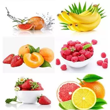 Новый DIY 5D алмазная живопись фрукты Алмазная вышивка цветочный пейзаж вышивка крестиком пейзаж полная круглая дрель домашний декор подарок Full Round 15x20CM