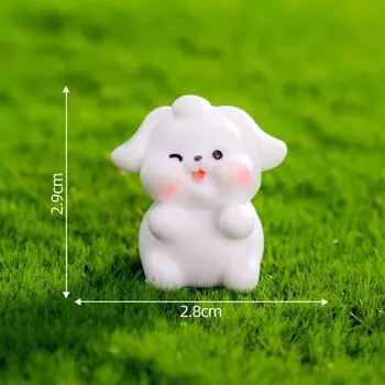 Новый DIY кукольный домик для собаки, кукольная машина, украшение для садоводства, миниатюрные фигурки, подарок для собак, кофейня, мини-фигурка животных