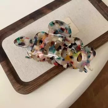 Новый Дизайн 10.3СМ Узорная Форма Змеи Полый Зажим Для Волос Ретро Ацетат Зажим-Акула Аксессуары Для Волос Для Женщин Девушек Hair Claws