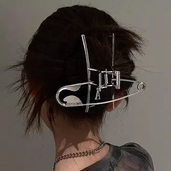 Новый Дизайн Безопасные Большие Металлические Заколки-Клешни для Волос для Женщин Девушек Аксессуары для Волос Заколки Шпильки Головные Уборы