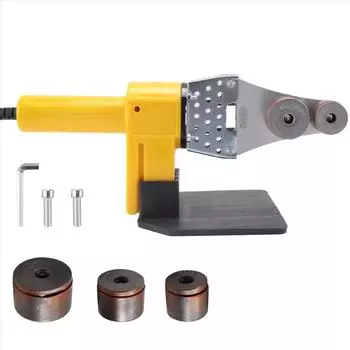 Новый дизайн Быстронагреваемая сварочная машина Вилка ЕС Сварочный аппарат для PPR водопроводных труб Сантехнические работы жёлтый