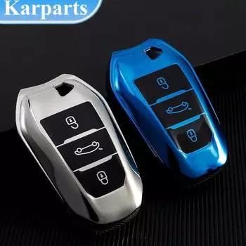 Новый дизайн, чехол для дистанционного ключа из ТПУ для Peugeot 2008 3008 4008 5008 308 408 508 Citroen C1 C2 C4 C6 C3-XR Picasso Grand DS3 DS5 красный