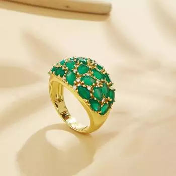 Новый дизайн, кольцо из стерлингового серебра 925 пробы, натуральный зеленый агат, драгоценный камень, модные украшения для женщин, подарок на помолвку, свидание и вечеринку