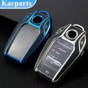 Новый дизайн кожаный чехол для ключей со светодиодным дисплеем для BMW 5 7 серии G12 G11 G30 G32 G31 i8 I12 I15 G01 X3 G02 X4 G05 X5 G07 X7 автомобильная сумка красный