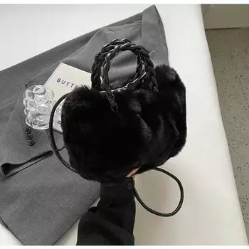 Новый дизайн милой девичьей сумки, модная сумка через плечо в стиле «облако» на осень и зиму