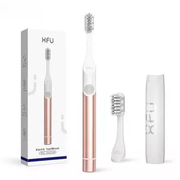 Новый дизайн, многофункциональные крышки, электрическая зубная щетка для взрослых, резиновое покрытие, насадка, металлическая щетка премиум-класса для ухода за полостью рта