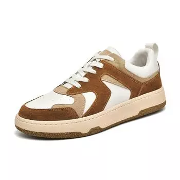 Новый дизайн мужской вулканизированной обуви новые модные кроссовки мужские замшевые кожаные удобные повседневные туфли для прогулок на открытом воздухе обувь для скейтборда 38