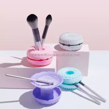 Новый дизайн очиститель и сушилка для кистей для макияжа розовый