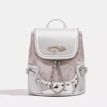 Новый дизайн, розовый рюкзак Mist Millennium Spicy Girl с узором крокодила, небольшой рюкзак, пригородная сумка для женщин чёрный