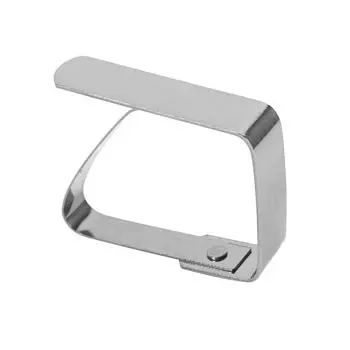 Новый дизайн стола из нержавеющей стали, держатели для скатерти, зажимы, серебряные серебряный