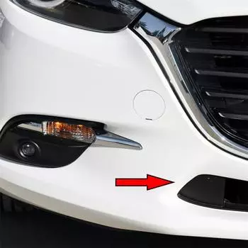 Новый Для Mazda 3 2017-2018 B63B-50-101 2 шт. Нижняя решетка переднего бампера Крышка буксировочного крюка